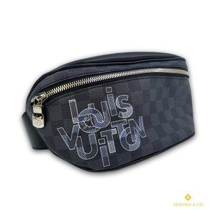 New Authentic Louis Vuitton Campus Bumbag Damier Graphite